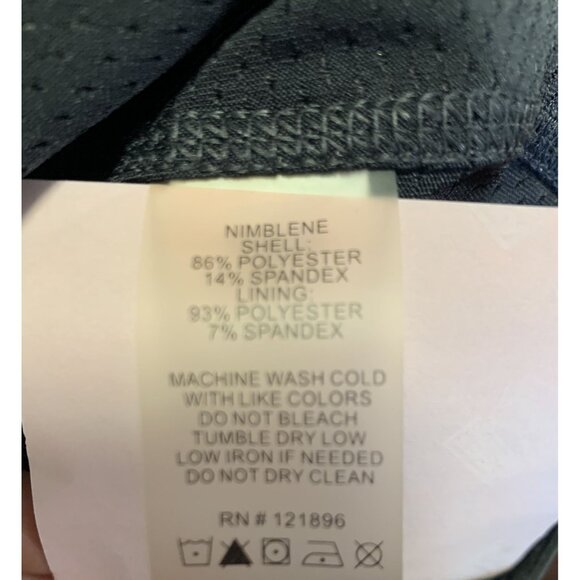 Title Nine Baltic Nimblene Swing Skort Size 2 A-Line Snap & Zip Closure Gray - Picture 8 of 8